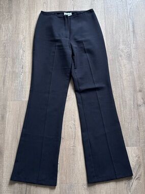 Dynamite High Rise Flare Dress Pant in Black